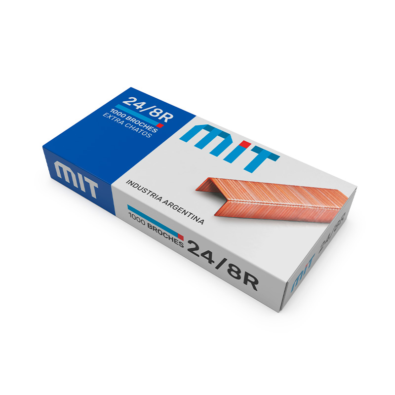 Broches Mit N°24/8-R, caja de 1000 unidades