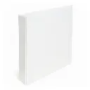 Carpeta 2 anillos 16mm A4 Blanca cubierta cristal, lomo de 20mm.