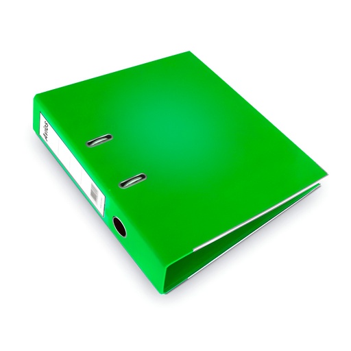 [BIBLIOA4VERM] Bibliorato forrado Avíos A4, verde manzana