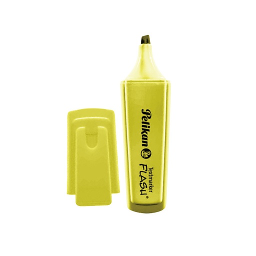 [PELIFLASHAM] Resaltador Chato Pelikan Text Marker Flash amarillo