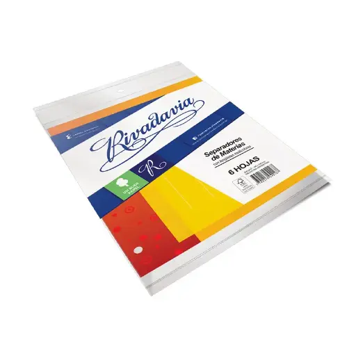 [RIVSEPA4LENG] Repuesto Separador Rivadavia A4 con lengüeta Rivadavia 