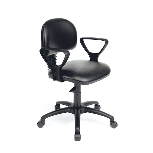 [TYSONR130NE] Silla Tyson Neumática con Ovalina C/Brazos