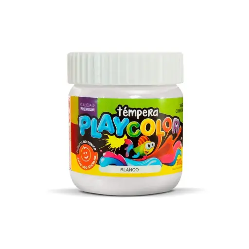 [PLAYTE300BLA] Témpera Playcolor,  250cc. Blanco
