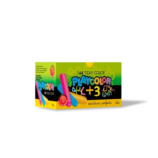 [PLAYTIZA144C] Tiza Playcolor color, caja de 144 unidades