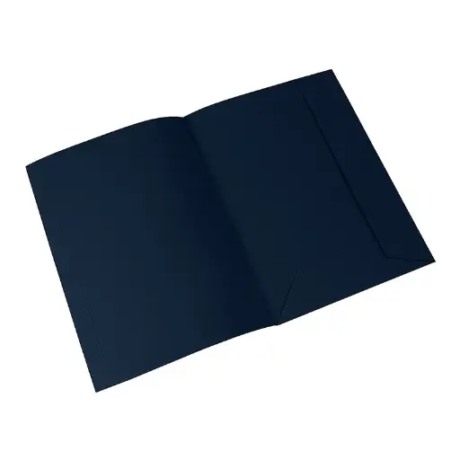 [CARPPREA4AZM] Carpeta Presentación de cartulina A4 azul marino