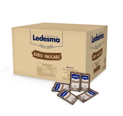 [LEDESMARUBCAJA] Azúcar Rubia Ledesma, 900 Sobres